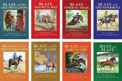 Billy and Blaze Volumes #1-#8 Set of 8 Blaze and the Forest Fire Lost Quarry Mountain Lion Thunderbolt Blaze Finds the Trail Shows the Way Gray Spotted Pony