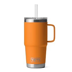 YETI Rambler 25 oz Tumbler with Handle and Straw