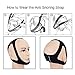 Snore Stopper Set of Adjustable Chin Strap and 4 Premium Nose Vents for Men Or Women to Ease Breathing and Stop Snoring Naturally and Instantly The Best Snoring Devices - Strap and Vents Together