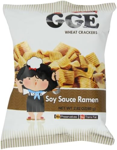Wei Lih  Japanese Ramen Noodle Wheat Crackers Soy Sauce Ramen, 2.75 Ounce (Pack of 15)