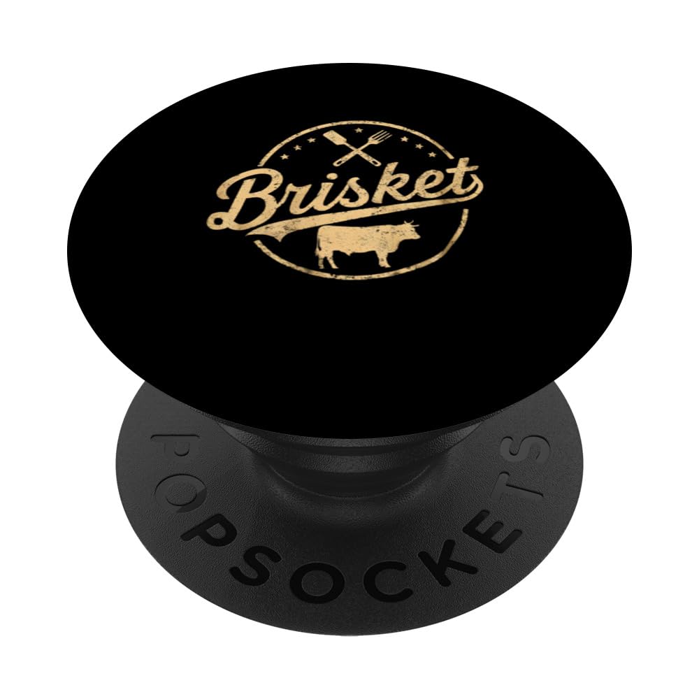 Brisket BBQ Beef Grilling Dad Product PopSockets Swappable PopGrip