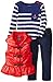 Nautica Toddler Girls Lurex Sweater Vest, Knit Top & Jegging