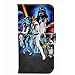 Retro A New Hope Movies R2-D2 Darth Vader Characters Pattern Leather Wallet Credit Card Holder Pouch Flip Stand Case Cover For Apple iphone 6 Plus,6S Plus 2015 New