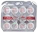 Personalized Text on White Golf Balls 12 Pack Now in Christmas Ribbon Packaging