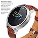 Screen Protector Compatible Moto 360 1st and 2nd Gen 46mm Smart Watch, AFUNTA 3 Pack Tempered Glass Film Anti-Scratch High Definition Shield