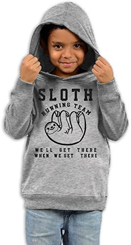 Boy Girl Sloth Travel Shirt Pullover Hood White