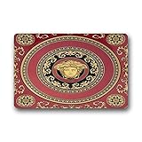 Mr. Six Custom Machine Washable Versace Indoor/Outdoor Doormat Door Mat Rug Non Slip Mats 23.6 X 15.7 Inch Bathroom Kitchen Decor Area Rug/Floor Mat