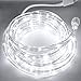Izzy Creation 18ft Cool White Flexible LED Rope Lights Kit, Full Viewing Angle, 120V, Connectable, Outdoor Lighting, 3/8
