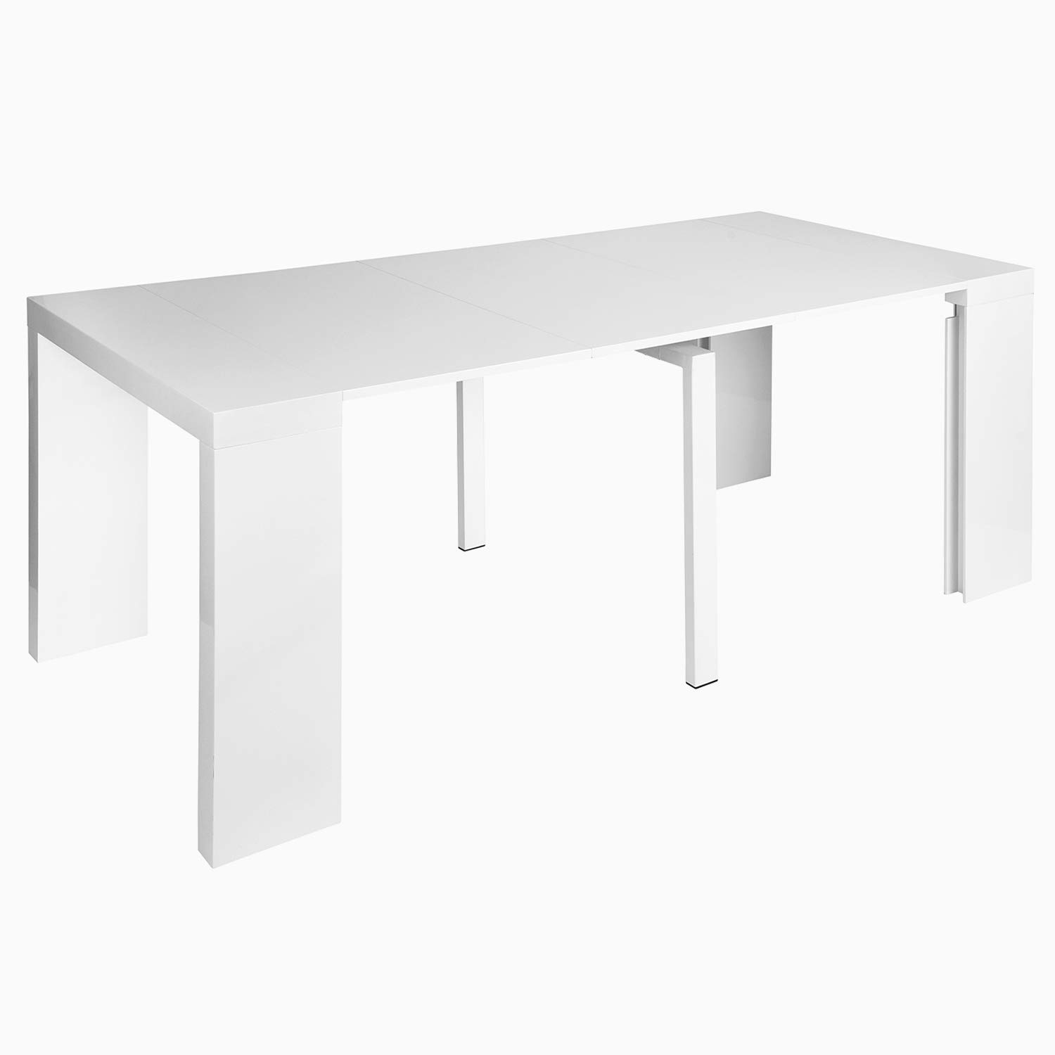 Best Gloss White Extendable Dining Table