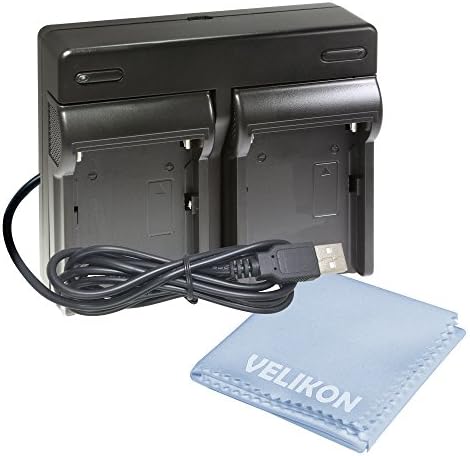 Dual Bay USB Charger for Panasonic VW-VBT190