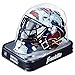 NHL Montreal Canadiens Team Logo Mini Hockey Goalie Mask with Case - Collectible Goalie Mask with Official NHL Logos and Colors