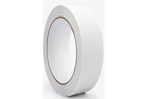 Zo.Yehaa Grip Tape Anti Slip Tape 1 Inch, 33 Feet, White Heavy Duty Non Skid Tape for Stairs Outdoor/Indoor, Waterproof Safety Adhesive Strips Roll for Ramp Traction Tread Staircases, 80 Grit