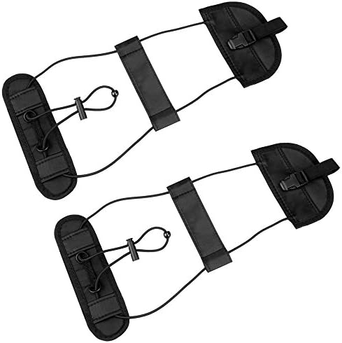 Bag Bungee, Zebre 2Pack Luggage Straps Suitcase Adjustable Belt Travel Accessories, Lightweight and Durable, Providing A Big Space for Trip (Black)
