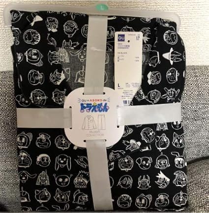 Gu ジーユー メンズ パジャマ ドラえもん L ルームウェア 黒 白 パジャマ 通販 Amazon