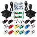 EG STARTS Classic Arcade Game DIY Part for Mame USB Cabinet 2X Zero Delay USB Encoder to PC Games + 2X 8 Way Joystick + 18x Arcade Push Button (Including 1p / 2p Start Buttons) Multiple Colour Kits