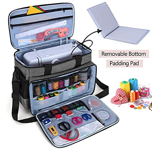 Luxja Sewing Machine Carrying Bag with Removable Padding Pad, Tote Bag