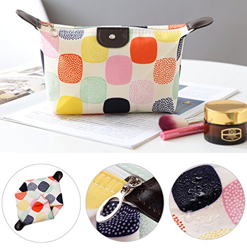 image for Travel Portable Organizer Cosmetic Bag, KEBE Waterproof Multifunction 