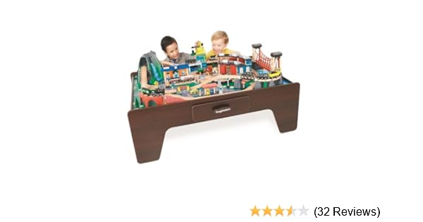 Amazon Com Mountain Rock Train Table Espresso Toys Games