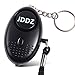Personal Alarm, JDDZ 140 db Safe Siren Song Emergency Self Defense Protection Device Anti-Rape/Anti-Theft Security with Mini LED Flashlight for Women, Kids and Elderly (Black)