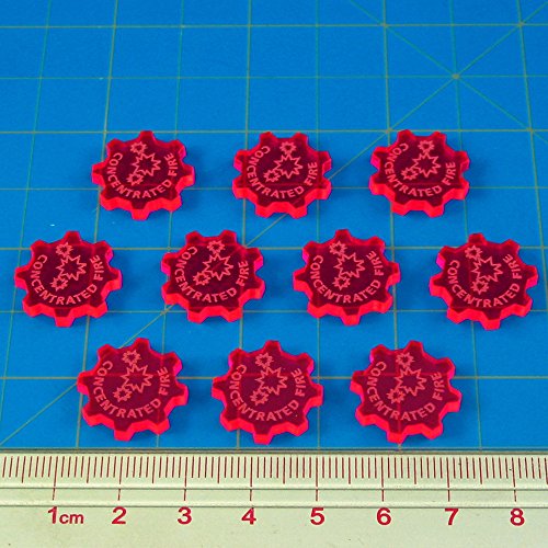 SW: Armada, Concentrated Fire Command Tokens, Fluorescent Pink (10)