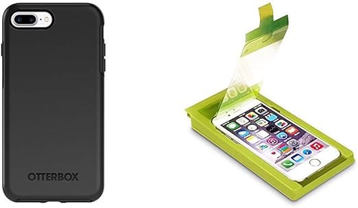 Amazon Com Otterbox Symmetry Series Case For Iphone 8 Plus Iphone 7 Plus Only Black Puregear Hd Clear Tempered Glass Screen Protector For Iphone 8 Plus 7 Plus 6 Plus