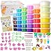 Amor 36 Colors Air Dry Clay Safety Ultra Light DIY Modeling Magic Clay with Tools for Children (0.65oz-0.7oz Per Color)