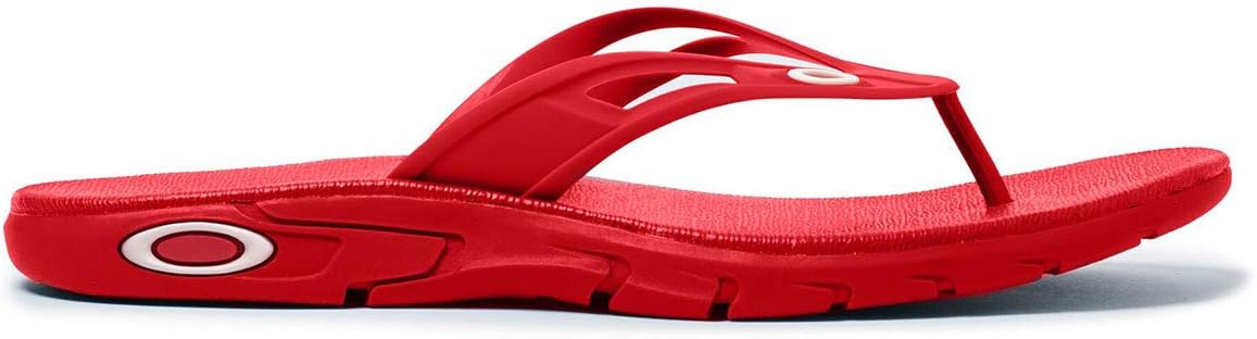red flip flop sandals