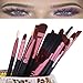 20 Pieces Makeup Brush Set Rose Gold Professional Eye Shadow Eyeliner Blending Tool by Grimm Hair