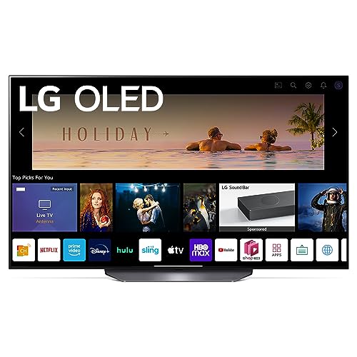 LG B2 Series 77-Inch Class OLED Smart TV OLED77B2PUA, 2022 - AI-Powered 4K TV, Alexa Built-in