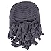 Amurleopard Unisex Barbarian Knit Beanie Octopus (One Size, 0grey)