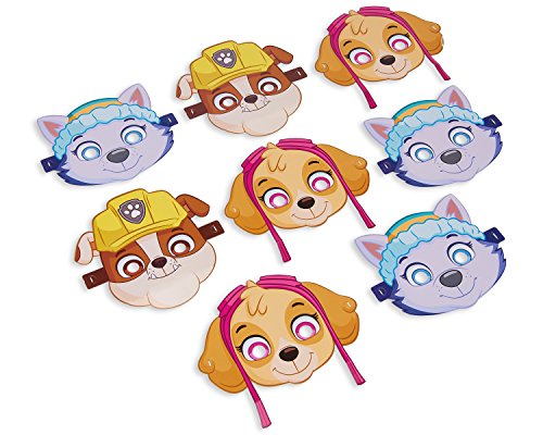 American Greetings Paw Patrol Party Supplies Paper Character Masks, 8-Count