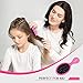 FIXBODY Mini Pocket Detangling Hair Brush, 3 Pack Soft Ball Tipped Nylon Pin Handheld Massage Paddle Hair Comb for Adults & Kids All Hair Types