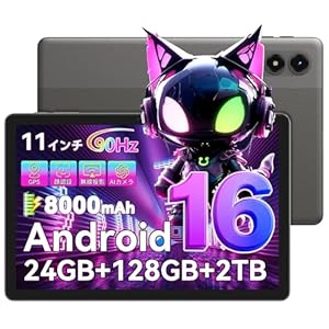 【Android16 11インチ】Tabwee アンドロイドタブレット Wi-Fiモデル