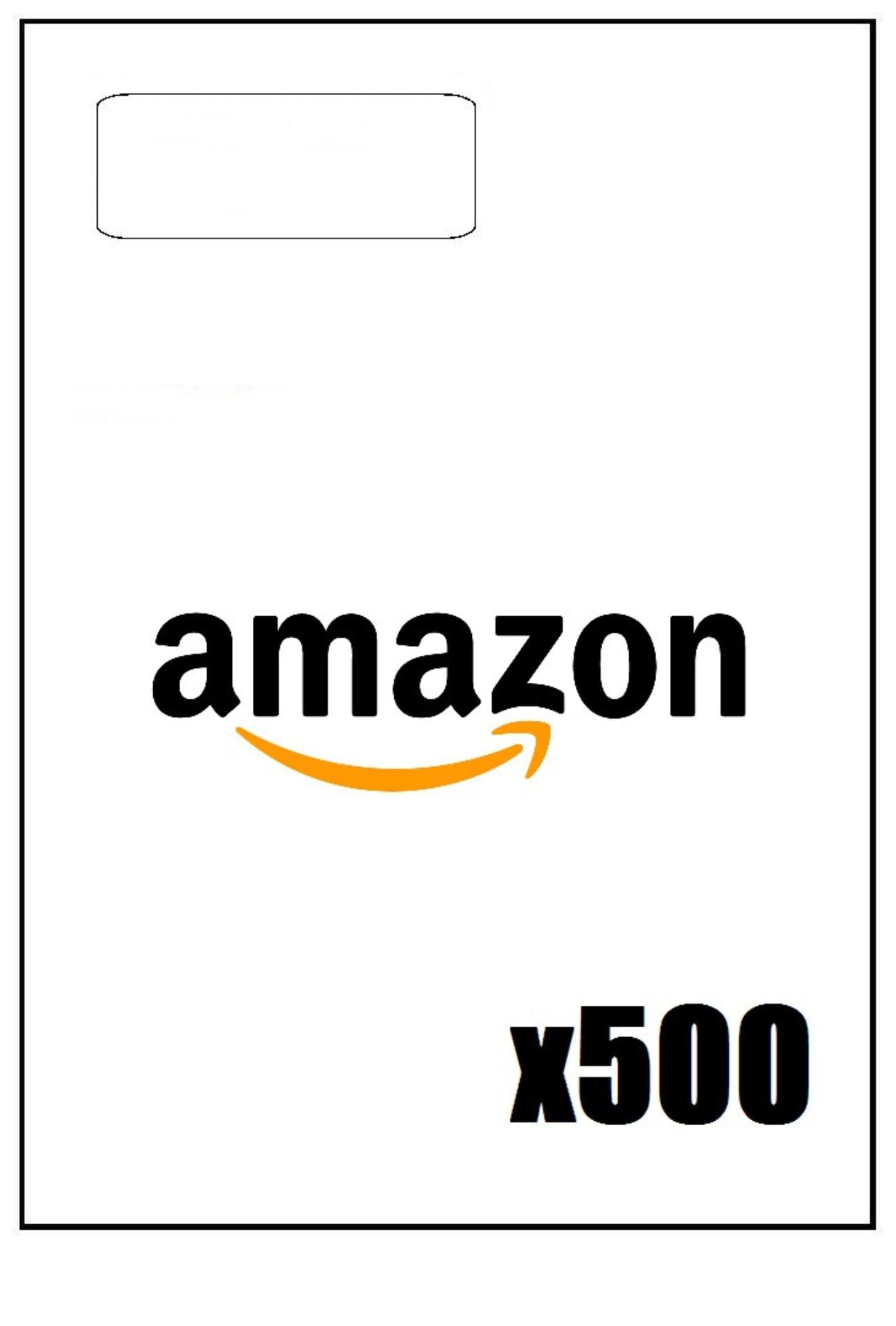 STICK'NGO 500 Sheets of Paper with Integrated Label for Billing via Amazon Seller Central - Long Address Label