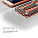 ZIZO Static Series for iPhone 8 Case Military Grade Drop Tested with Built in Kickstand iPhone 7 iPhone 6s Case Black Orange