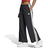 Adidas Womens Essentials 3-Stripes Woven Parachute Pants