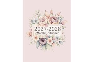 2027-2028 Monthly Planner: Large Two Year Calendar with Canada Holiday/Schedule Organizer From January 2027 to December 2028/
