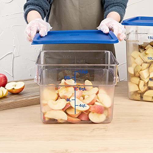 Restaurantware LID ONLY Met Lux Food Storage Container Lid, 1 Square