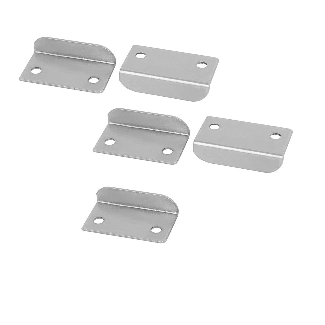 Sourcingmap Home Office Cabinet Drawer 39mm Length Metal Lock Strike Plates 5PCS