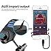 Bluetooth FM Transmitter, LDesign Universal Wireless Radio Transmitter Car Kit with AUX Input | 1.44 Inch Display | TF Card Reading | 4Mode HD Music Play | Hands-Free Call &USB Charge for Audio Player