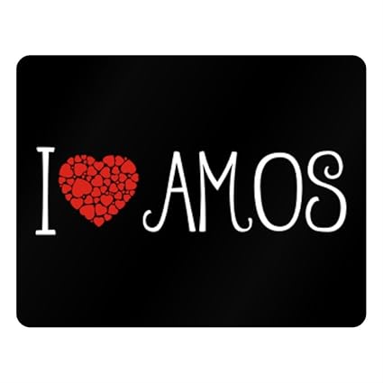 Amazon Com Idakoos I Love Amos Cool Style Male Names Plastic