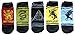 Harry Potter Deathly Hallows and Hogwarts Houses 5 Pack Ankle Socks