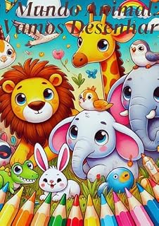 Livro Divirta-se colorindo animais fofos