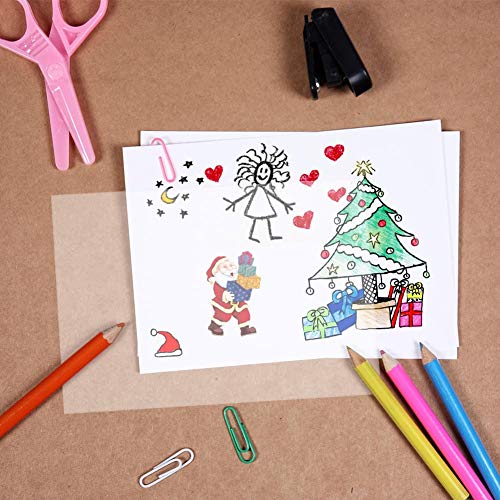 image for Vellum Paper 8.5 x 11, Anezus 110 Sheets Translucent Vellum Drafting P