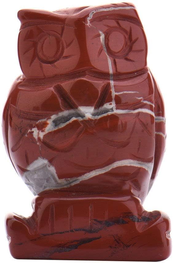 Decorative Home Decor - Lovely Owl Stone Ornament Animal Carving Crafts