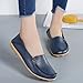 VenusCelia Women's Natural Comfort Walking Flat Loafer(8 M US,Navy)