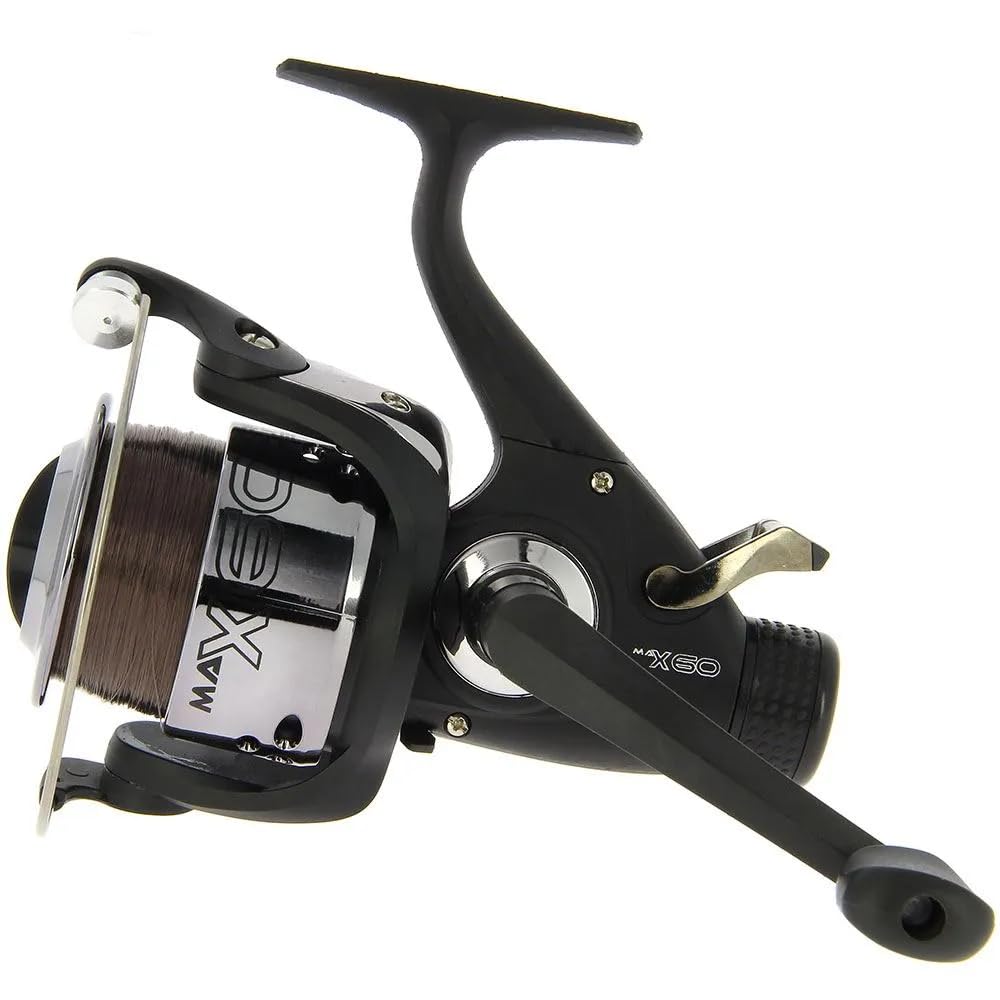 NGT Max60 2bb 'Carp Runner' Reel with Line - Green, 10 lb