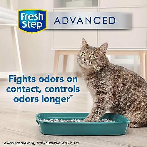 Fresh Step Lightweight Clumping Cat Litter, Advanced, Unscented, Extra