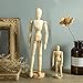 Wooden Figure Drawing Mannequin Model - Wood Human Art Manikin Posable for Artist Sketching Posing Doll 12'' inch Female