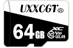 Micro SD Card with Adapter 64GB Class 10 Memory Card, Full HD Video Recording, Memory Card for Camera/Smartphone/Dash Cam/Dro